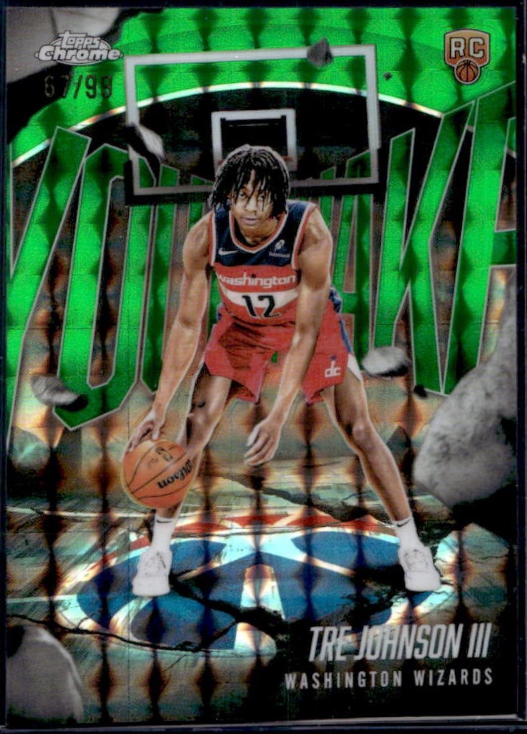 Tre Johnson III [Refractor Green Geometric] #YQ-6