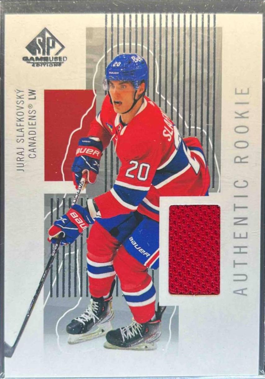 Juraj Slafkovsky #RR-JS 2022 Sp Game Used Retro Renovations Jersey Hockey