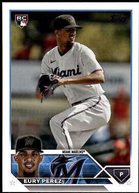 Eury Perez #US139 Baseball Cards 2023 Topps Update