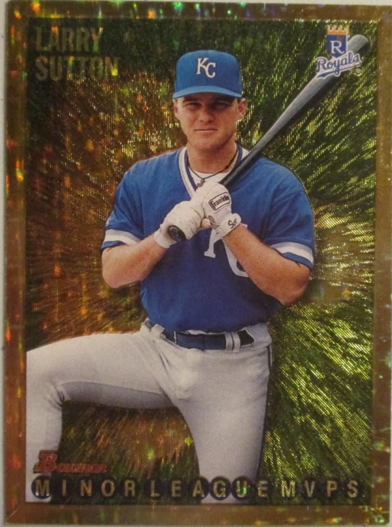 Larry Sutton #228 1995 Bowman Gold Foil Baseball