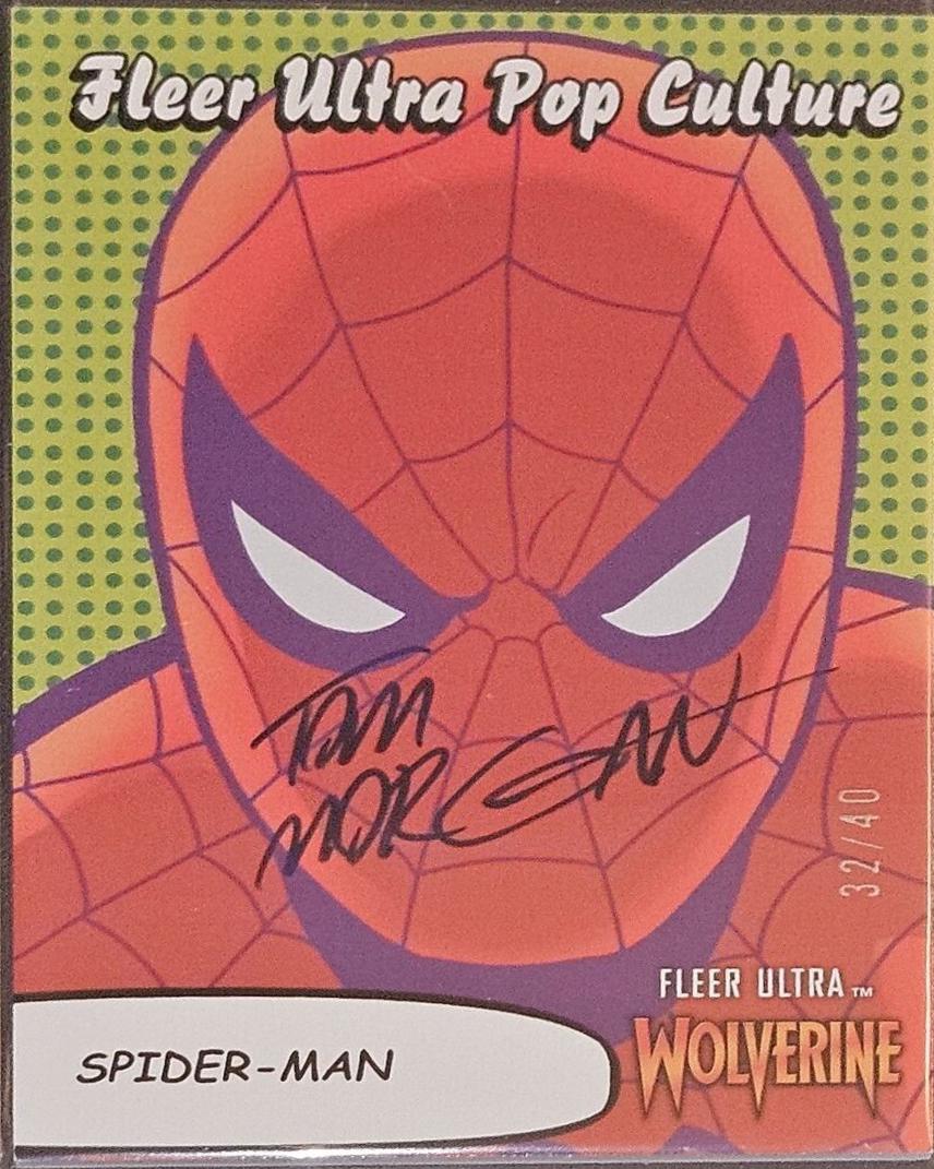 Spider-Man #PC-32 Marvel 2023 Fleer Ultra Wolverine Pop Culture Artist Autograph