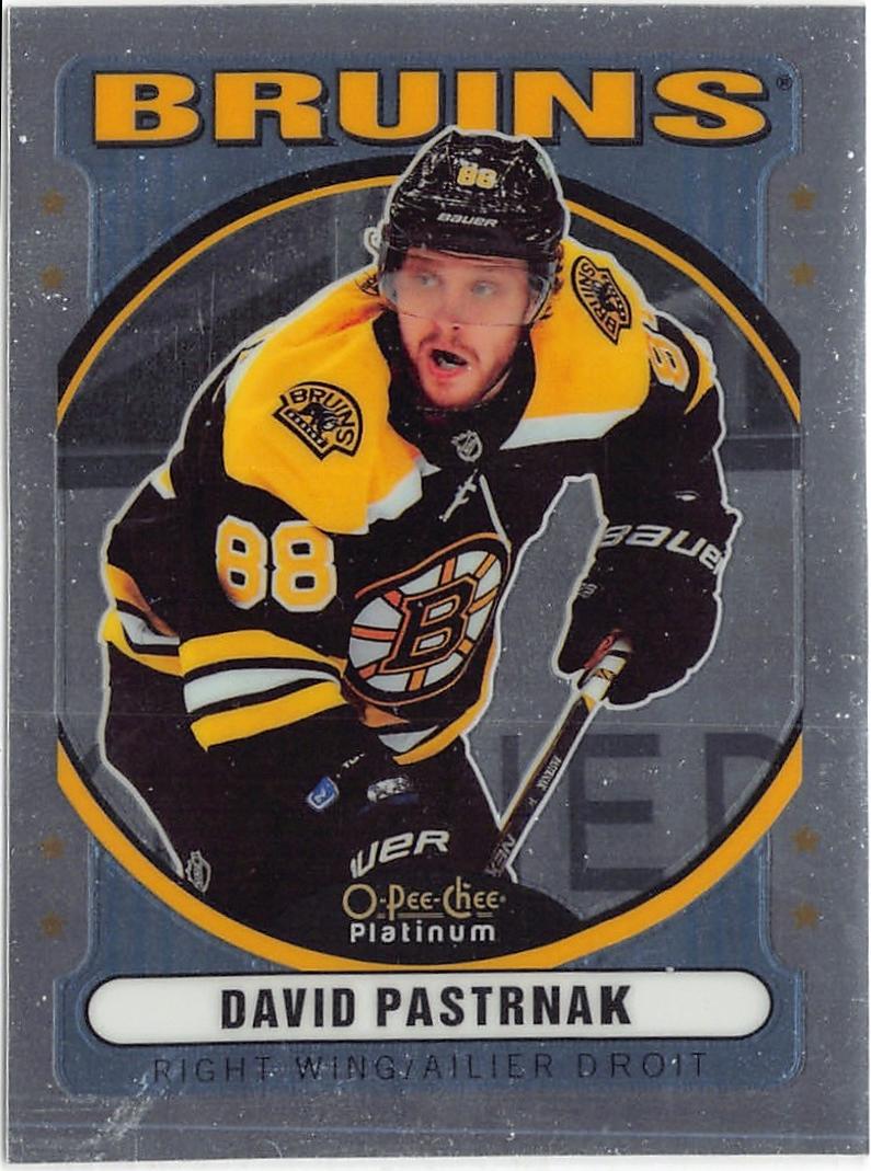 David Pastrnak #R-58 2021-22 O-Pee-Chee Platinum Hockey Retro