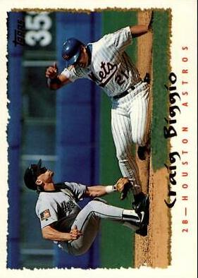 Craig Biggio #190 Baseball Cards 1995 Topps