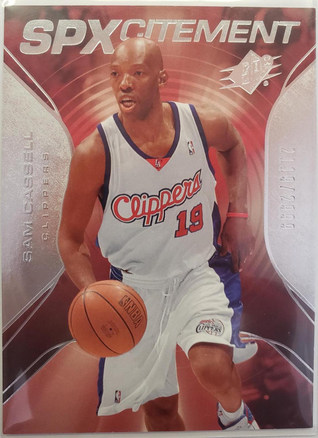 Sam Cassell #SPX-64 Basketball Cards 2006 SPx SPXcitement