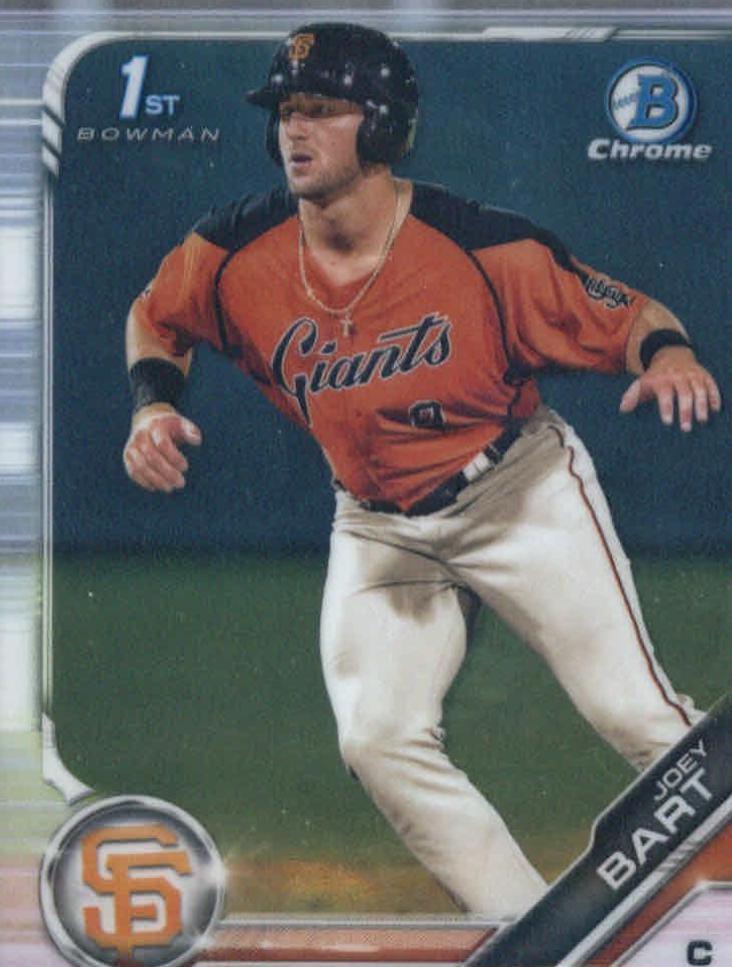Joey Bart #BCP-50 Baseball Cards 2019 Bowman Chrome Prospects