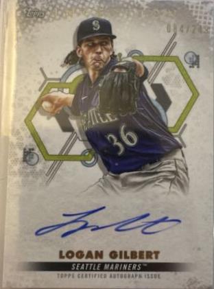 Logan Gilbert #BRES-LG 2022 Topps Inception Baseball Rookies and Emerging Stars Autographs