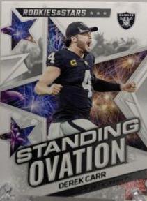 Derek Carr #SO-13 Football Cards 2022 Panini Rookies & Stars Standing Ovation