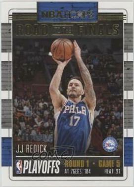 JJ Redick #34 Basketball Cards 2018 Panini Hoops Road to the Finals
