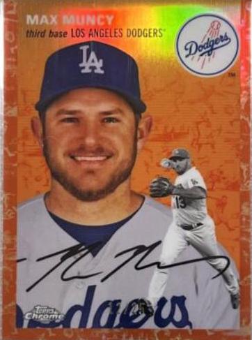 Max Muncy [White Orange Refractor] #3