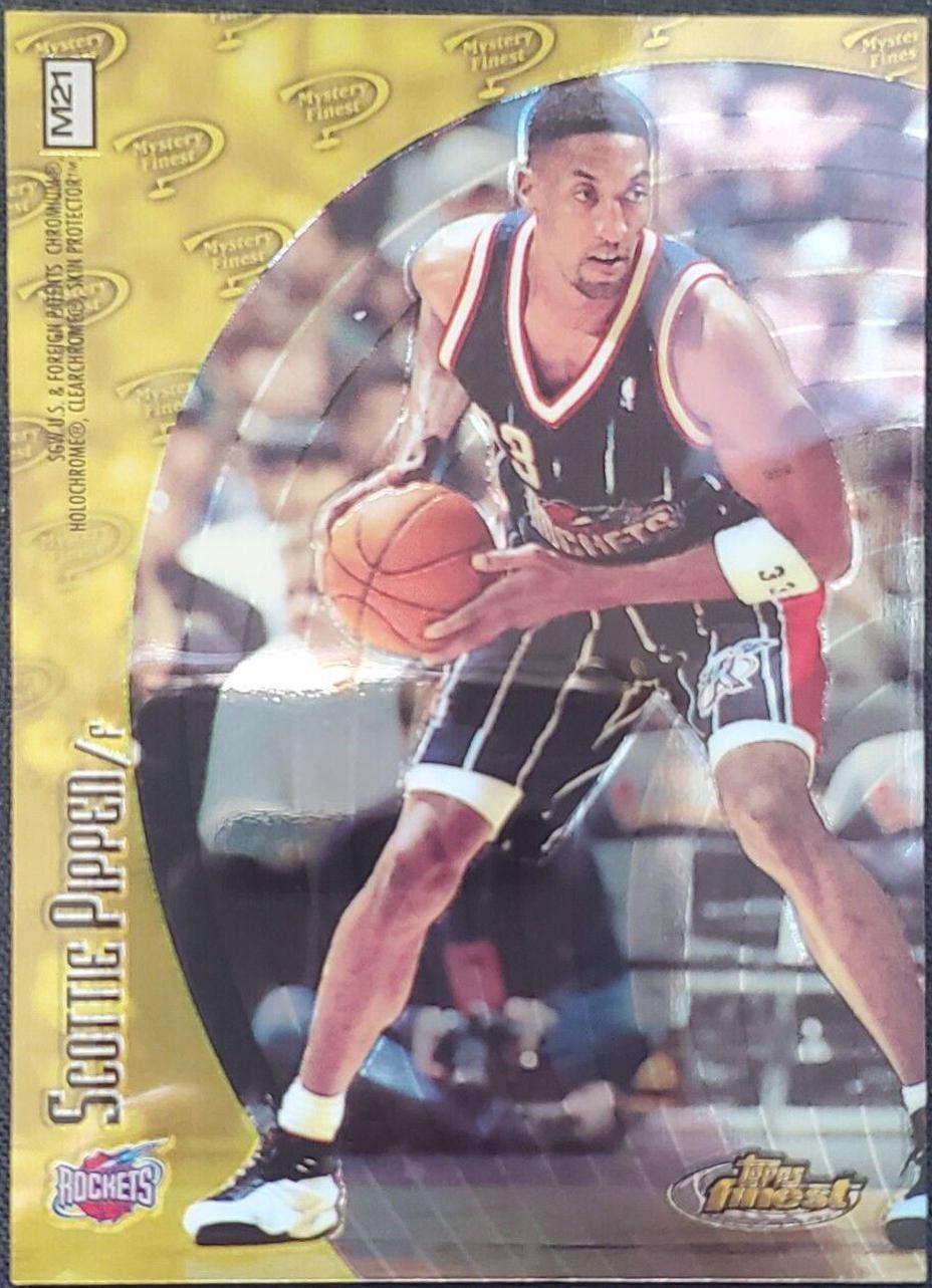 Mourning, Pippen #M21 Basketball Cards 1998 Finest Mystery