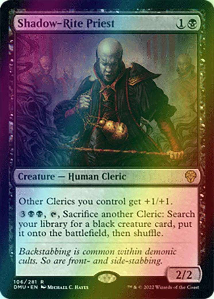 Shadow-Rite Priest [Foil] #106 Prices | Magic Dominaria United | Magic ...
