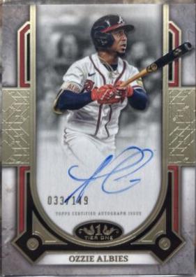 Ozzie Albies [Holo Gold Foil] #PPA-OA