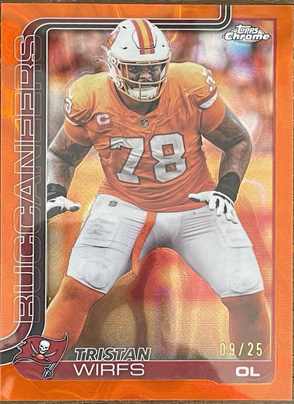 Tristan Wirfs [Orange Refractor] #287