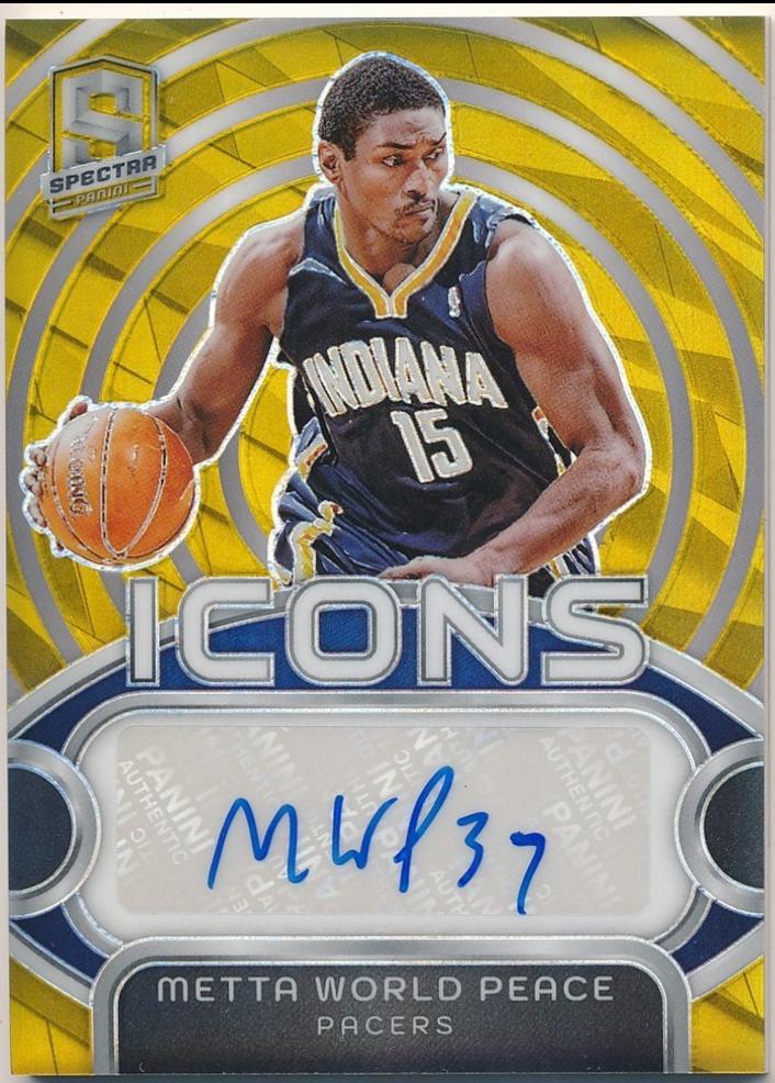 Metta World Peace [Gold] #IA-MWP