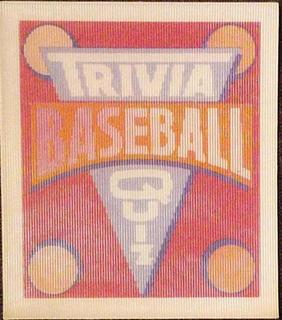 Trivia Baseball Quiz