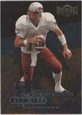 Ryan Leaf #193 Football Cards 1998 Metal Universe