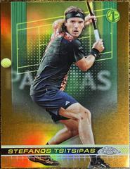 Stefanos Tsitsipas [Clay Court Refractor] #46 Tennis Cards 2024 Topps Chrome Prices