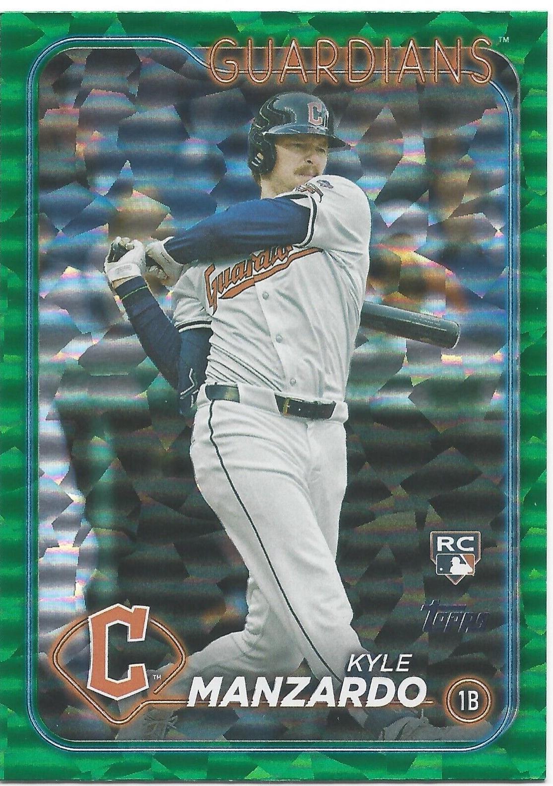 Kyle Manzardo [Green Crackle Foilboard] #US262