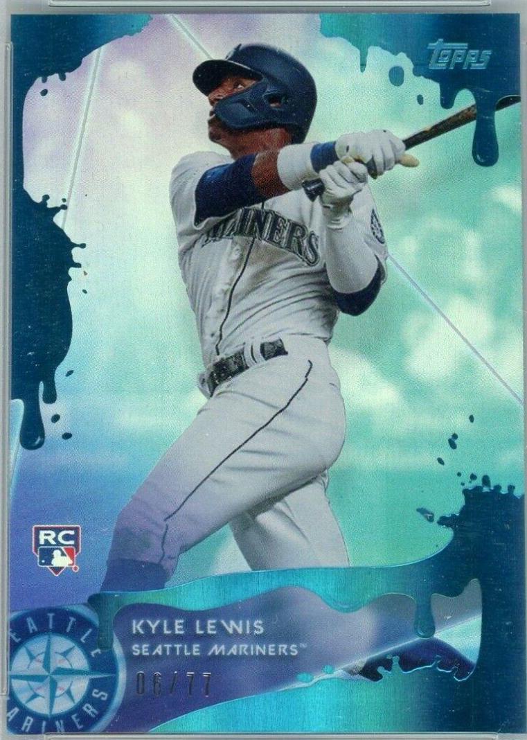 Kyle Lewis [Blue Frosting Holographic Foilboard] #45
