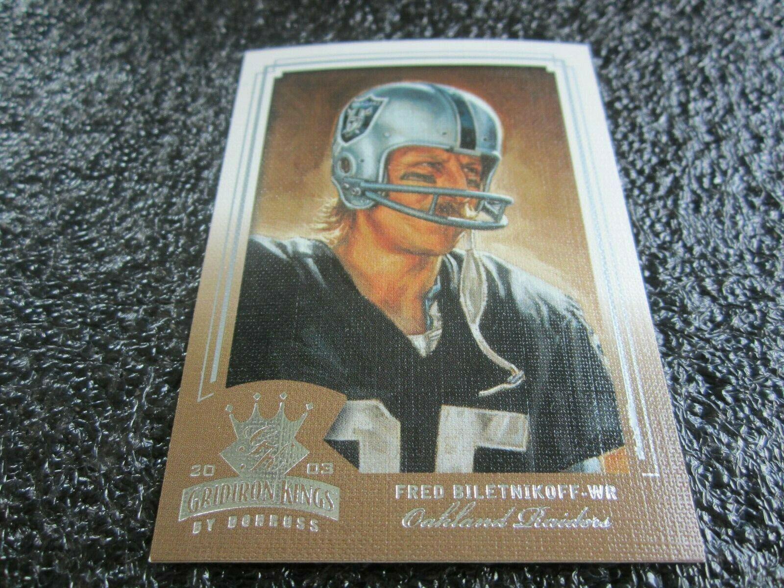 Fred Biletnikoff #159 2003 Panini Donruss Gridiron Kings Football