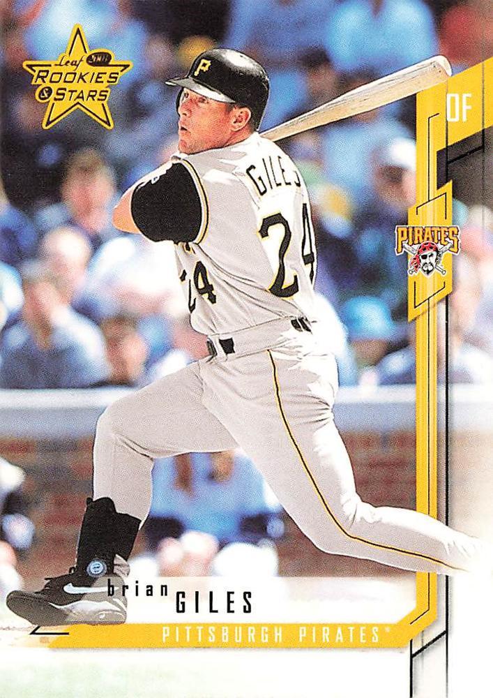 Brian Giles #23 Baseball Cards 2001 Leaf Rookies & Stars