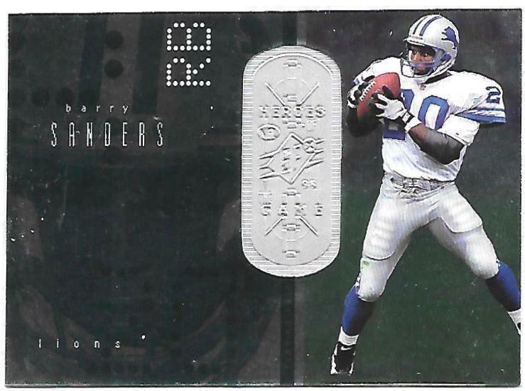 Barry Sanders #172 Football Cards 1998 Spx Finite