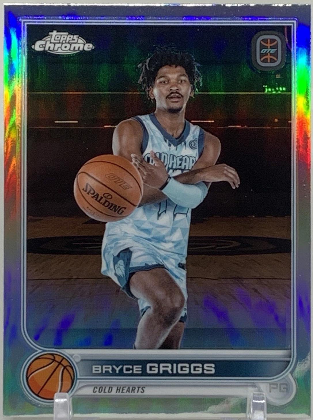 Bryce Griggs #22 2022 Topps Chrome Ote Overtime Elite Basketball