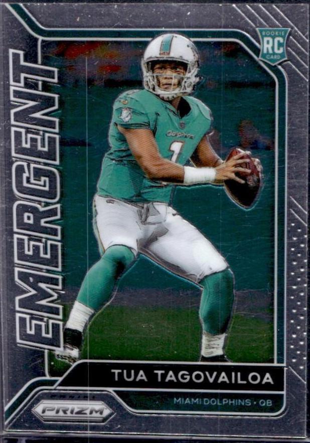 Tua Tagovailoa #2 Football Cards 2020 Panini Prizm Emergent