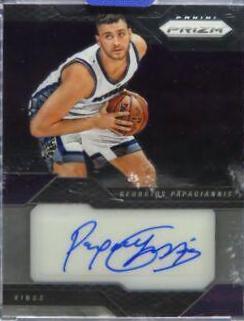 Georgios Papagiannis #12 Basketball Cards 2016 Panini Prizm Rookie Signatures