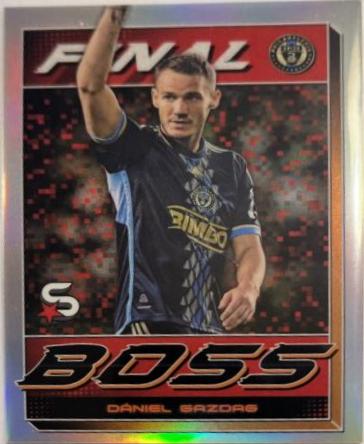 Daniel Gazdag #FB-5 Soccer Cards 2024 Topps Superstars MLS Final Boss