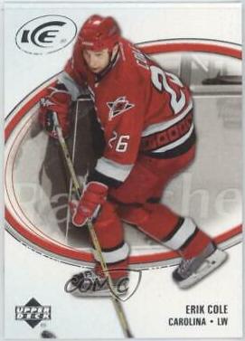 Erik Cole #18 Hockey Cards 2005 Upper Deck Ice