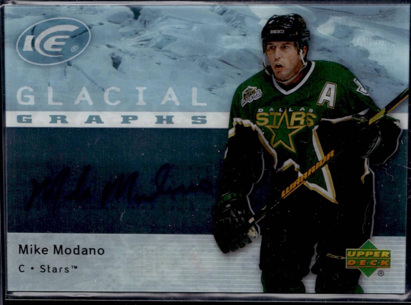 Mike Modano #GG-MO 2007 Upper Deck Ice Glacial Graphs Hockey
