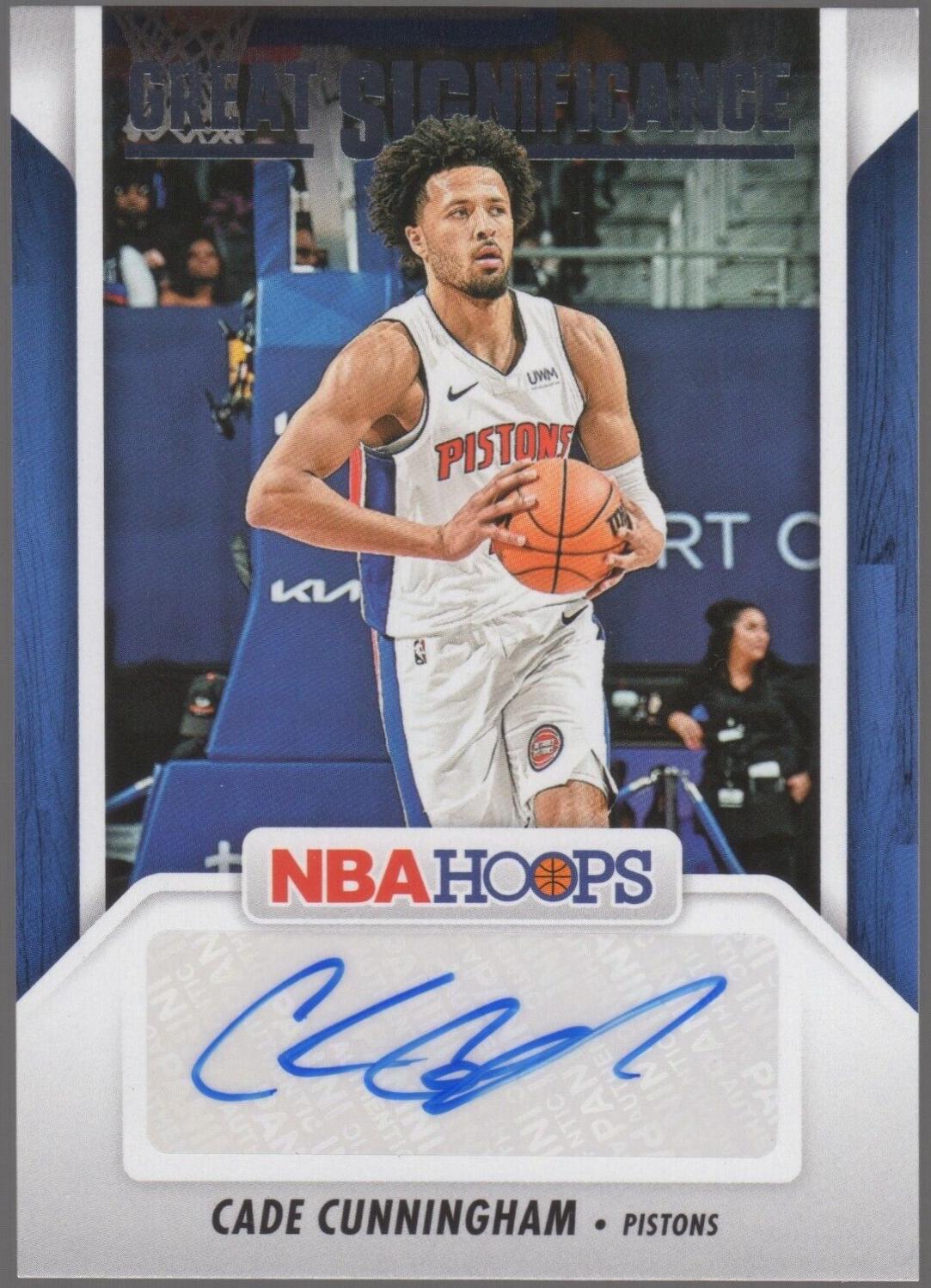 Cade Cunningham #GS-CCP Basketball Cards 2024 Panini NBA Hoops Great SIGnificance