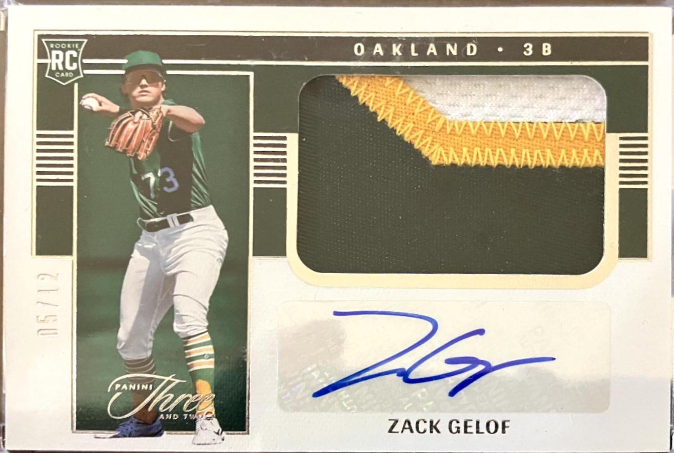 Zack Gelof #111 2023 Panini Three and Two Baseball
