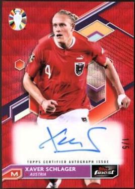 Xaver Schlager [Red Wave Refractor] #BCA-XV