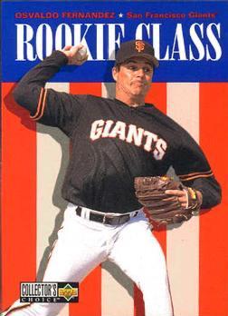 Osvaldo Fernandez #424 Baseball Cards 1996 Collector's Choice