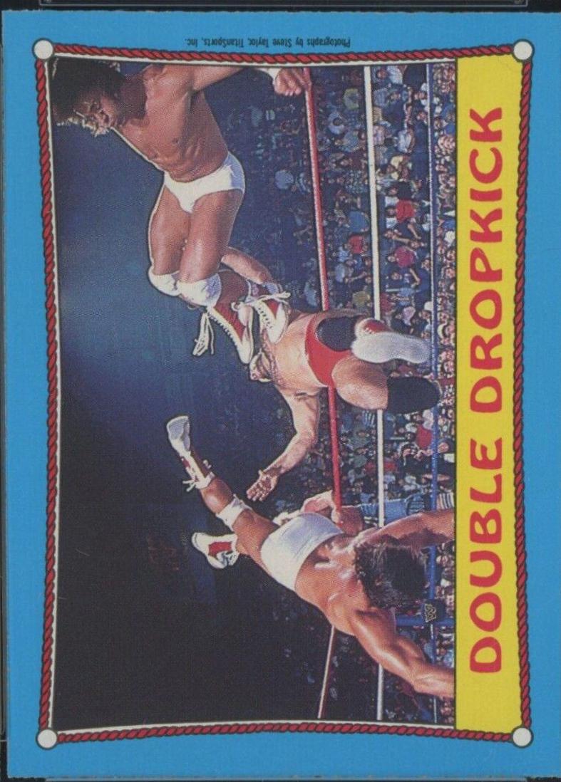 Double Dropkick #33 Wrestling Cards 1987 O Pee Chee WWF