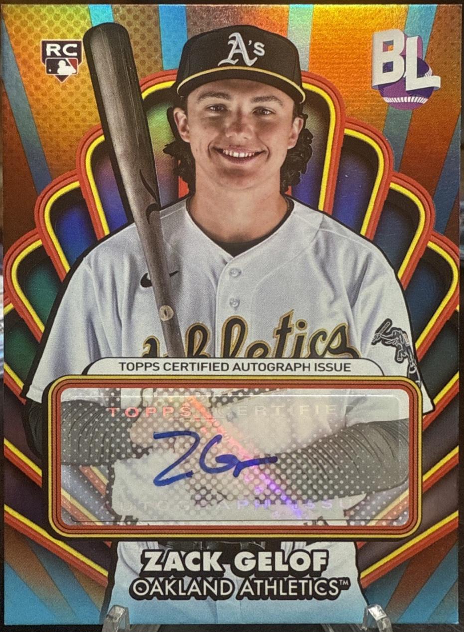 Zack Gelof #OAA-ZG Baseball Cards 2024 Topps Big League Baseball Opening Act Autograph