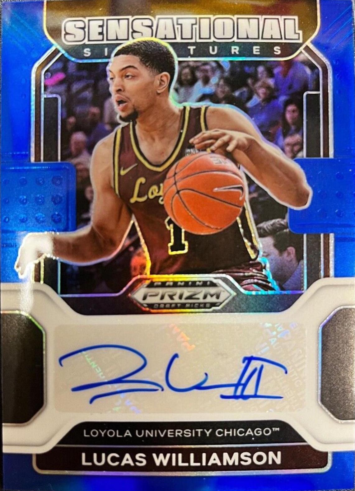 Lucas Williamson #SS-LWI 2022 Panini Prizm Draft Picks Basketball Sensational Signatures