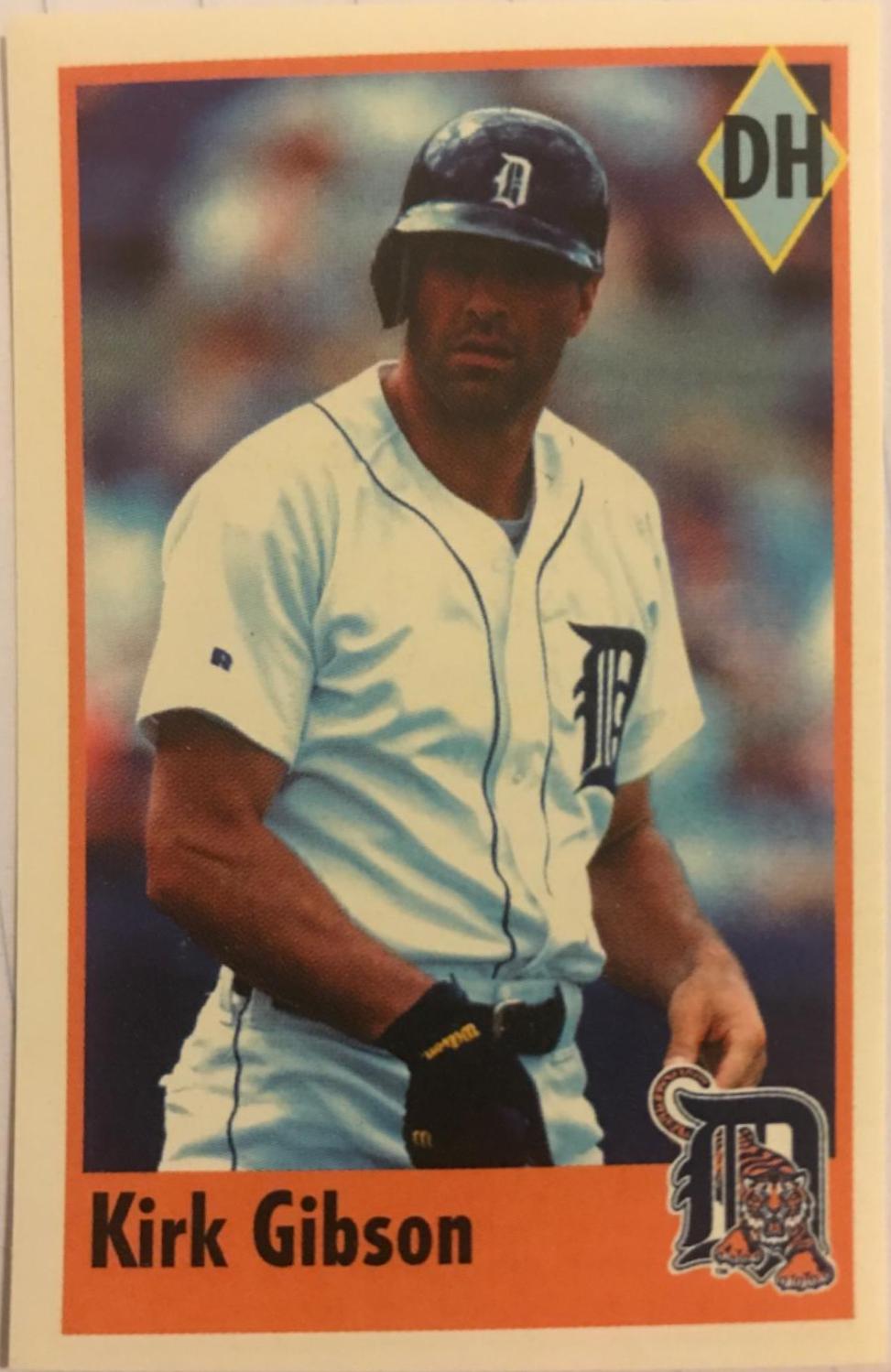 Kirk Gibson #94 1995 Fleer Panini Stickers Baseball