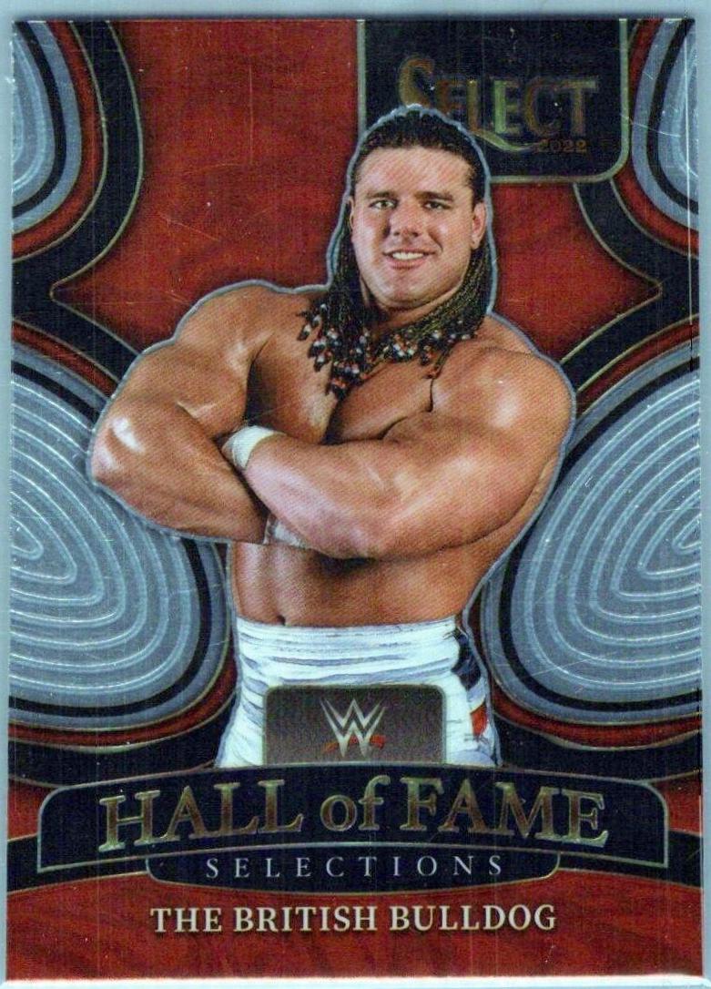 The British Bulldog #13 Wrestling Cards 2022 Panini Select WWE Hall of Fame Selections