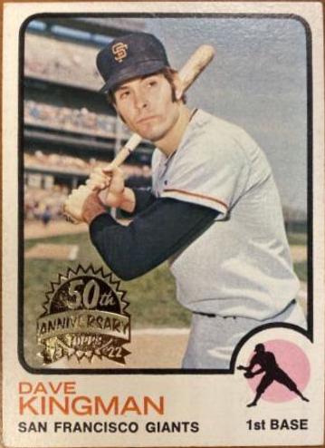 Dave Kingman #23 Baseball Cards 2022 Topps Heritage 50th Anniversary Buyback