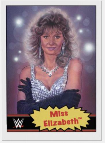 Miss Elizabeth #49 Wrestling Cards 2021 Topps Living WWE