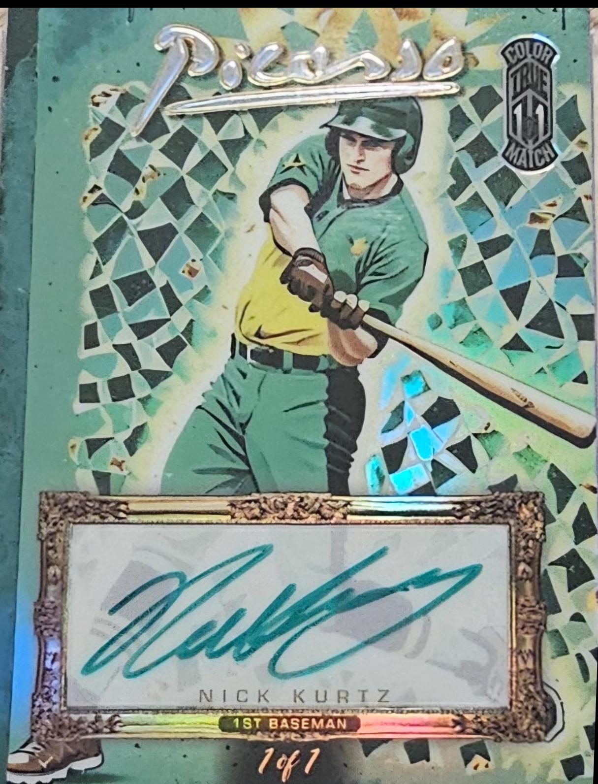 Nick Kurtz #TAMOPB3-NK1 2025 Wild Card Alumination Comix Epic Rookies Baseball