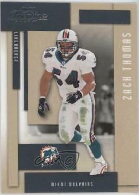 Zach Thomas #76 2004 Playoff Prestige Football