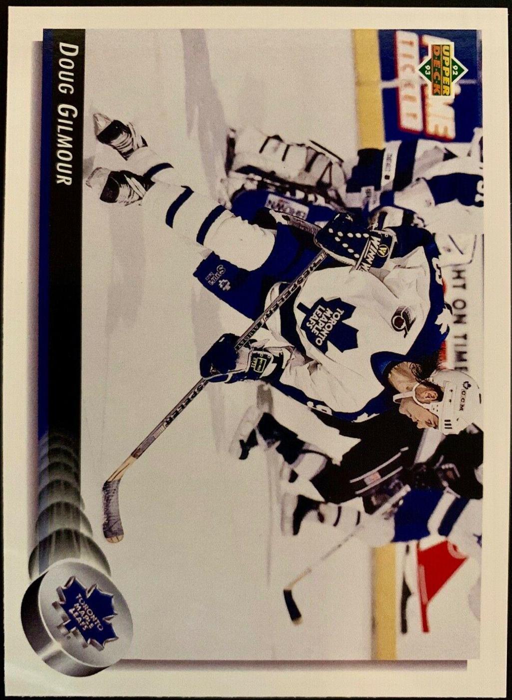 Doug Gilmour #215 Hockey Cards 1992 Upper Deck