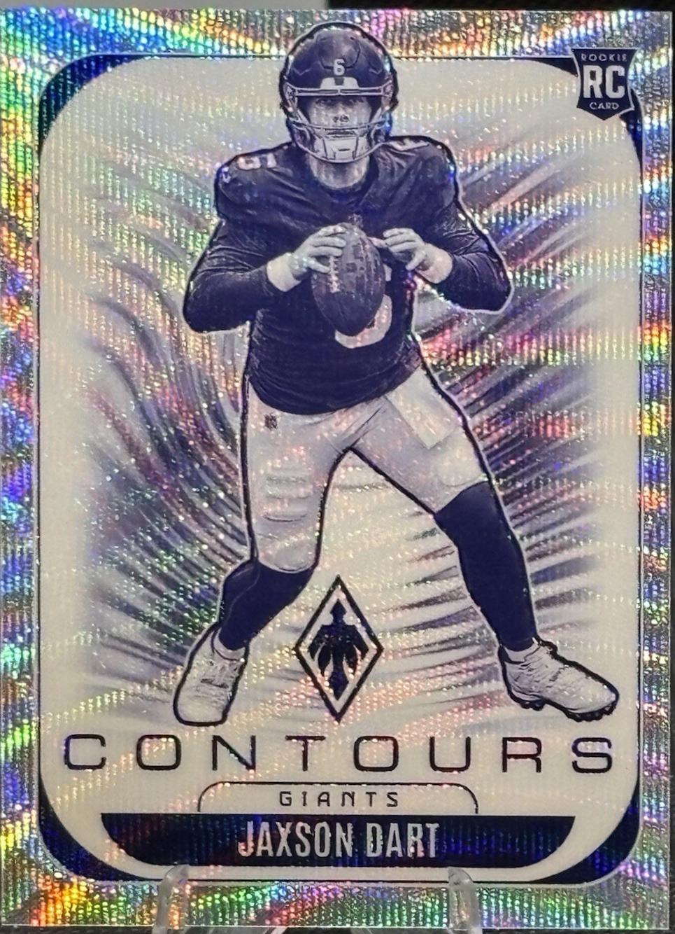 2025 Panini Phoenix Contours Jaxson Dart [Wave] #24 card