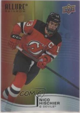Nico Hischier #R-75 2021 Upper Deck Allure Rainbow Hockey