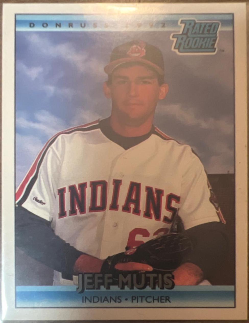 Jeff Mutis #411 Baseball Cards 1992 Donruss