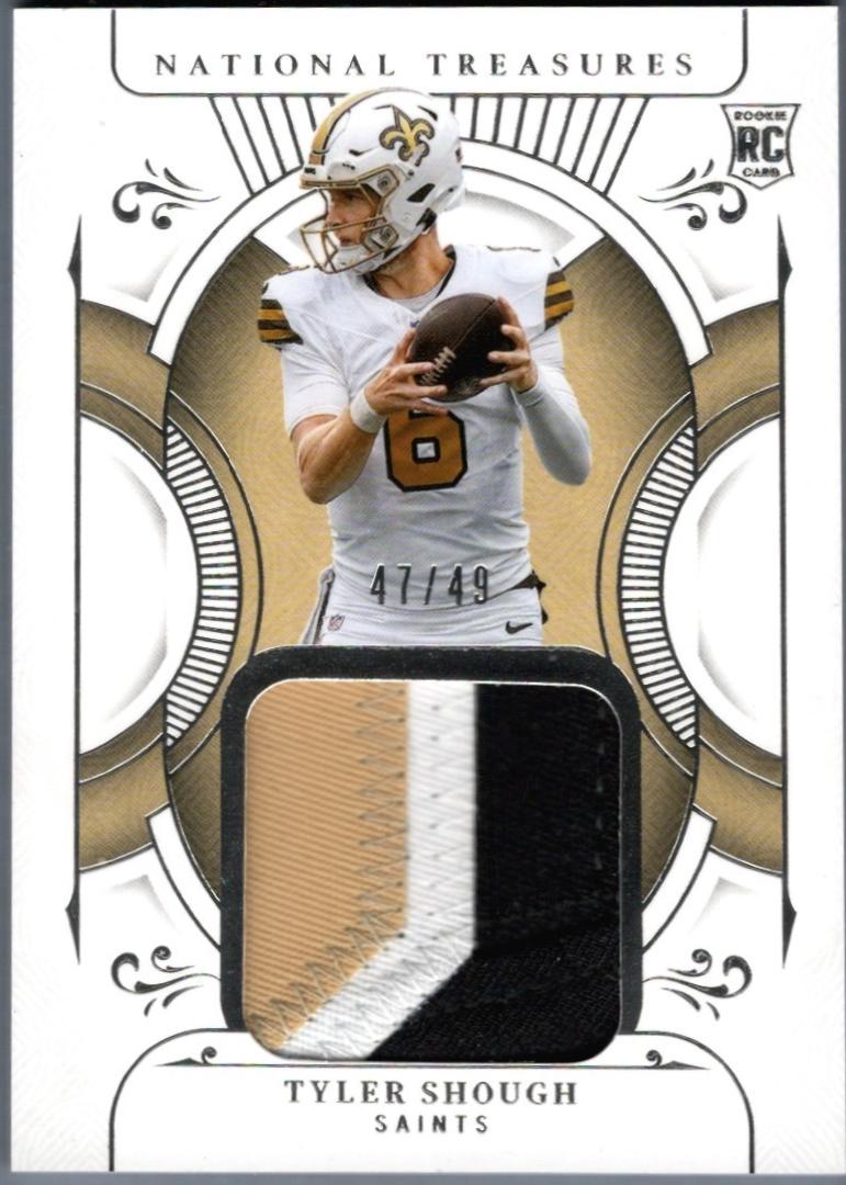 Tyler Shough #28 2025 Panini National Treasures Football Treasured Rookies